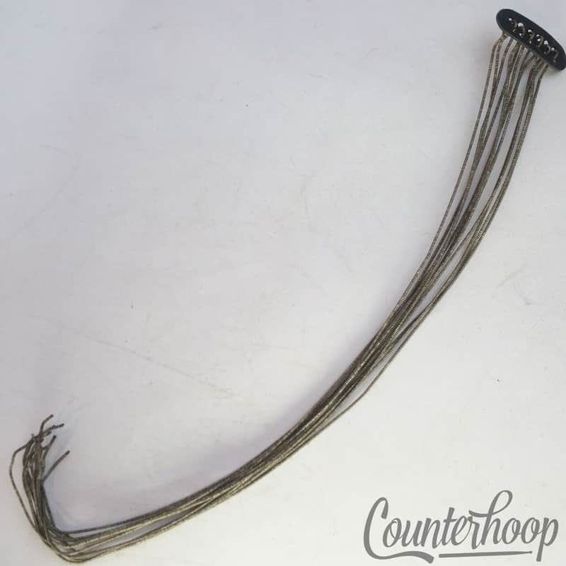 *Gretsch 15"12-Strands Snare Drum Coiled Metal/Cloth 17"Wires+Leather Butt Plate image 1