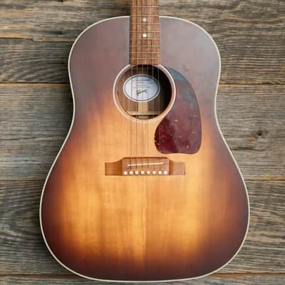 Used Gibson 50s J-45 Studio Walnut A/E Guitar - Vintage Sunburst w/Bag image 1