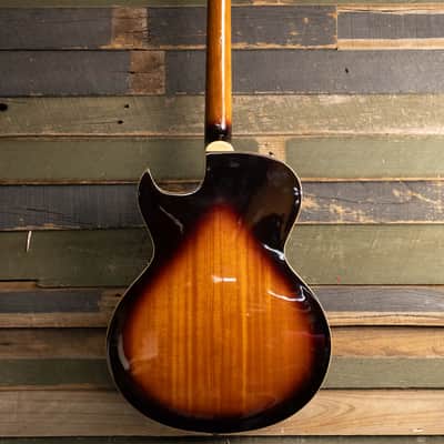 Washburn HB-15C Hollow body - tobacco sunburst image 4