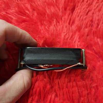 Unknown Brand Humbucker - Possibly 1980's - 2020's - Black - Double Slug - 8.59K - Ceramic Magnet image 6
