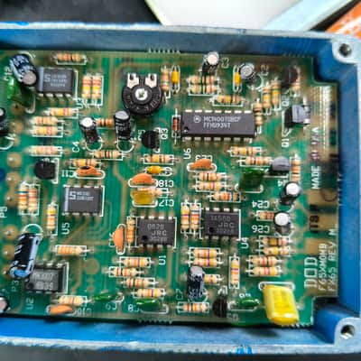 DOD Stereo Chorus FX65 1985 - 1997 - Blue Original Box image 8