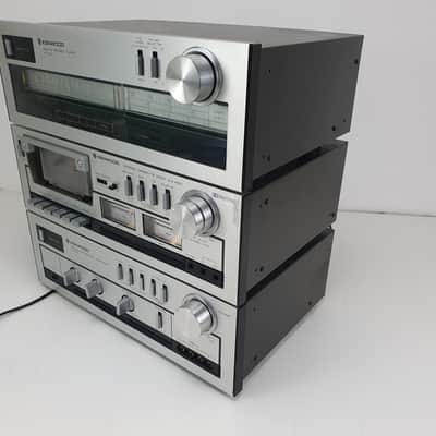 Kenwood KA-300 Amplifier - KX-400 Cassette deck - KT-400 Tuner - Nice Serviced set image 4