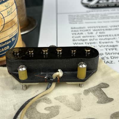 General Vintage Tone  NOS For Esquire®️ Tele ®️ Bridge Pickup Hand wound 58 / 60 magnet wire Wheleer Heavy Formvar Hysteric Vintage Collector’s  NOS Nos image 5