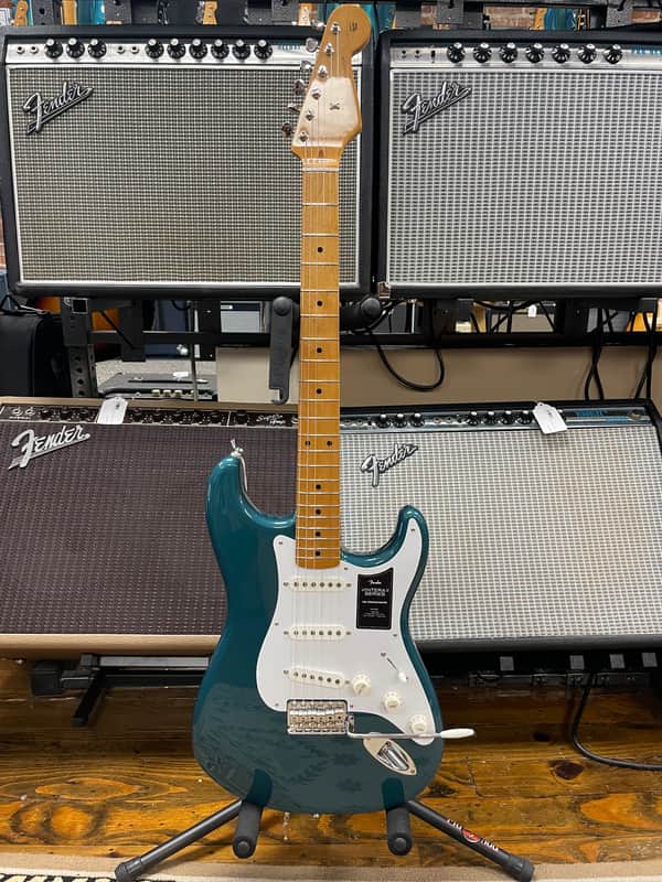 Fender Vintera II '50s Stratocaster with Maple Fretboard- Ocean Turquoise image 1