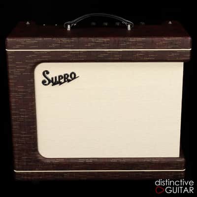 Supro Delegate Custom - Burgundy Scandia 1 X 12" 25 Watt 6V6 Combo Made in the USA image 1