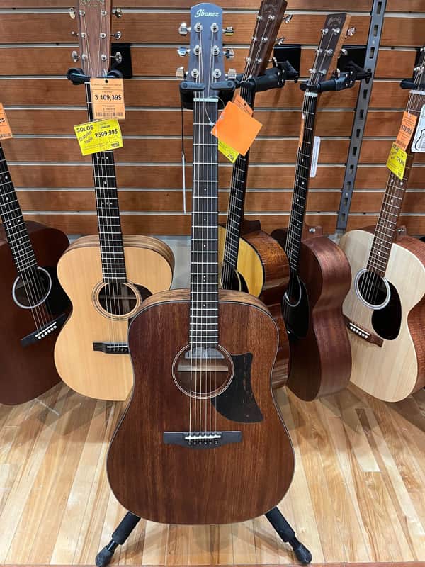 Ibanez AAD140-OPN Advanced Acoustic Dreadnought Open Pore Natural