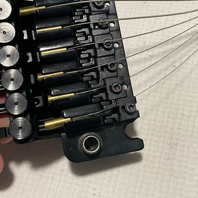 2000's Made in Germany Floyd Rose Speedloader Black Tremolo Bridge Vibrato & Arm Set w/ Strings image 19