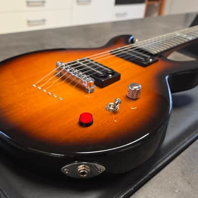 Jackson JJ2 Scott Ian Signature 2001 Custom Shop Made In USA Tobacco Burst Sunburst American Pre-Fender Les Paul Jr Junior DC Body image 1