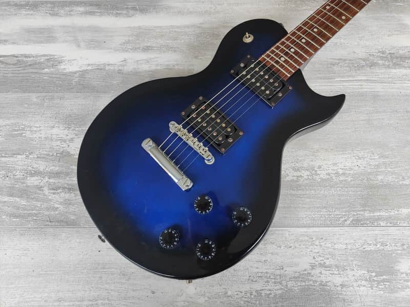 1998 Aria Pro II PE-40 Les Paul (Black Blue Burst) | Reverb Canada
