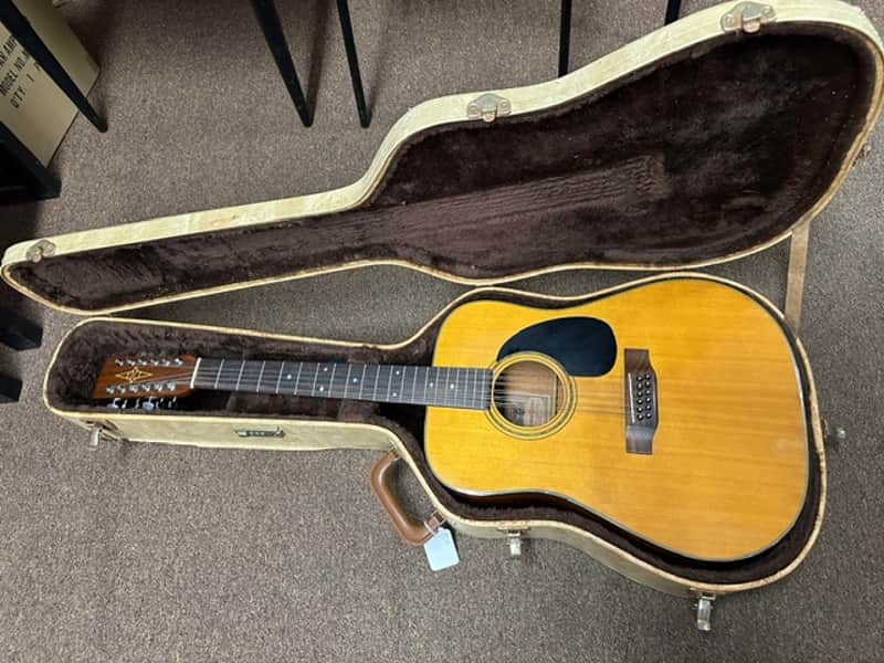 Used Vintage Alvarez 5021 Natural 12 String Acoustic Guitar w/ Hard Case MIJ JAPAN image 1