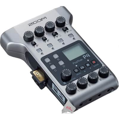 Zoom PodTrak P4 Portable Multitrack Podcast Recorder + 2x Vidpro Professional Wired XLR Lavalier Microphone XM-L2 for Pro Audio Equipment with XLR Input image 10