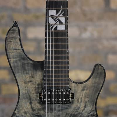 Mayones Regius 7 4-Evertune - Ruud Jolie Spec Custom - Trans Graphite image 4