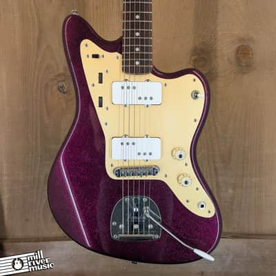 Fender Japan J Mascis Signature Jazzmaster – Purple Sparkle – Curtis Novak Wide Range Pickups – Gig Bag – Used Excellent