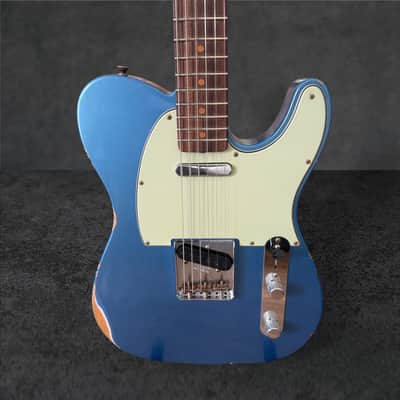 2025 Fender Custom Shop '63 Telecaster Relic – Aged Lake Placid Blue image 9
