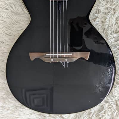 Tagima Modena I Hybrid Acoustic Electric Nylon String Guitar, Gloss Black image 10