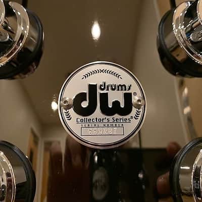DW DRVB0814SVC Collector's Series 8x14" Black Nickel over Brass Snare Drum w/ Chrome Hardware image 2