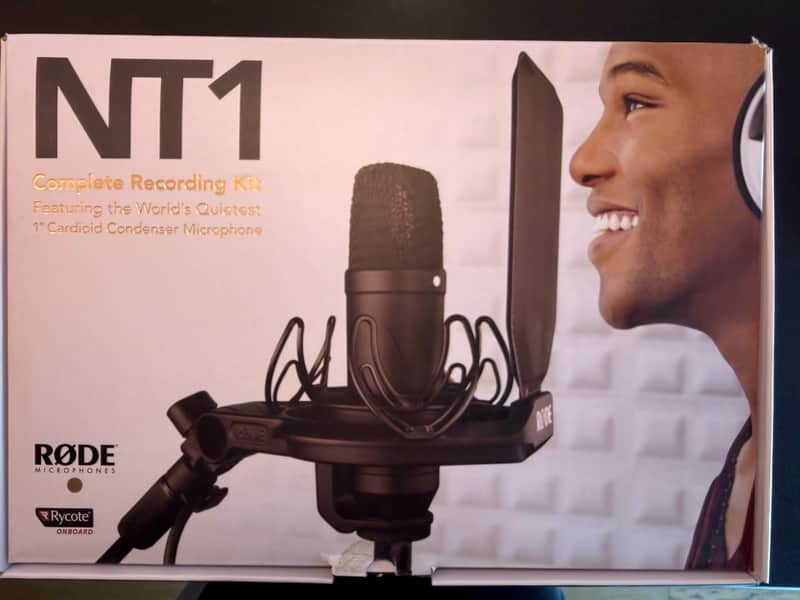 RODE NT1 Cardoid Condenser Microphone Late 2010's - Black image 1