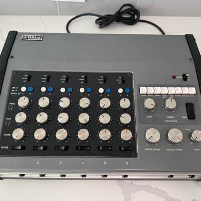 Yamaha EM-90A - Mixer Drum Machine Spring Reverb - 1970s - Blue / Silver image 1