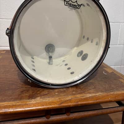 Ludwig No. 983-1 Hollywood Outfit 8x12 / 9x13 / 16x16 / 14x22" Drum Set with Keystone Badges 1968 - Psychedelic Red image 8