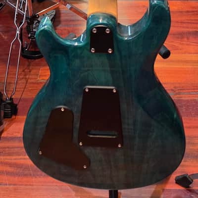 PRS Model CU44BG SE Series Electric Guitar with Gig Bag 2023 - Transparent Aqua Teal image 4