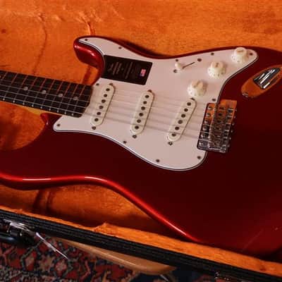 Fender American Vintage II 1965 Stratocaster Candy Apple Red image 9