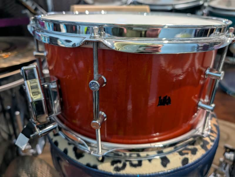 LUKA Drums 12" Stave Snare Drum - Orange image 1