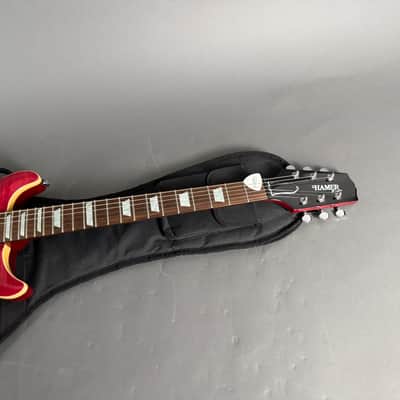 Hamer Archtop XT Serie red flame Top inkl. original Gigbag Tasche image 13