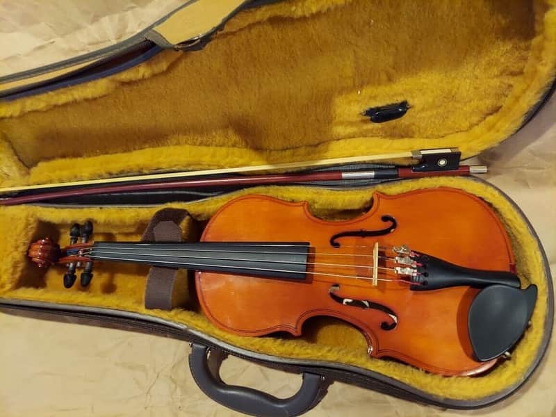 Kyoto Suzuki 110 size 1/4 violin, Korea 1992, case&bow, Very Good Condition image 1