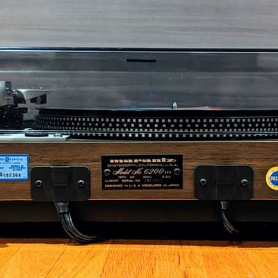 Marantz Model 6200 Belt Driven Fully Automatic Turntable/ Fully Serviced and Tested/ Excellent Condition/ Free Shipping image 9