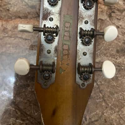Vintage Lyra ? Barclay ? 1960s Parlor Acoustic Guitar Made in the USA 3/4 size image 9