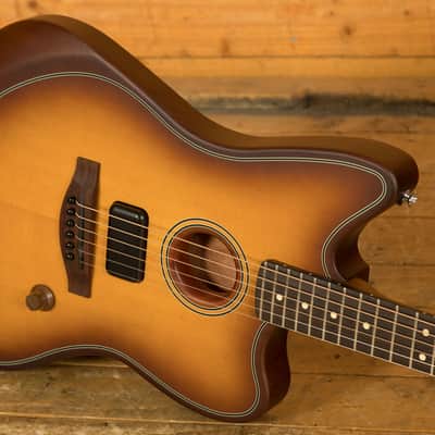 Fender Acoustasonic Standard Jazzmaster - Rosewood - Honey Burst image 6