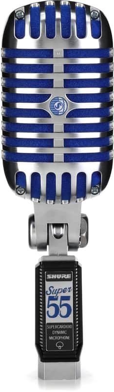 Shure Super 55 Deluxe Supercardioid Dynamic Vocal Microphone image 1