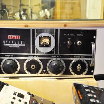Super Hotroded Gates Dynamote Microphone Preamp with 48V+,rack ears, DI input, Internal PSU and more - Mic Pre image 1
