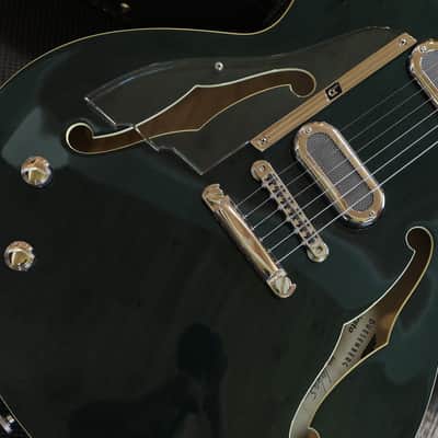 Lefty Minty! 2019 Dusenberg Gran Majesto Semi-Hollow Electric Guitar Catalina Racing Green + OHSC image 4