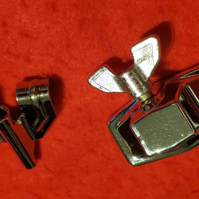 2PC Vtg TAMA Swing Star, Imperial, Royal Star Drum MOUNT & HOOP CLAW 1970'-1980's - Mint Clean image 4