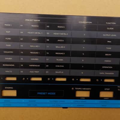 Korg DDD-5 - Manual + Rhythm Overlay Sheet Part image 2