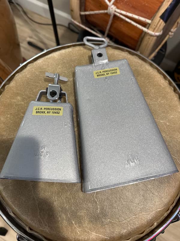JCR Percucion Half Moon Timbale and Chacha Bell image 1