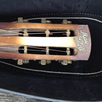 May-Bell 1930s Aged Sunburst Parlor Guitar image 2