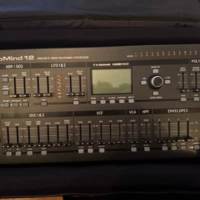 Behringer DeepMind 12D Desktop 12-Voice Polyphonic Analog Synth Module 2016 - Present - Black