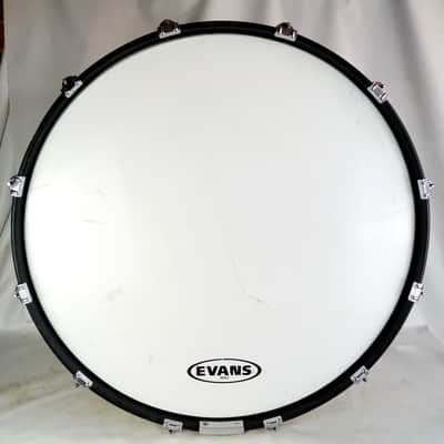 Yamaha Piano White 16x30" Bass Drum MB8130U Field Corps Model Japan Vintage 80s image 10