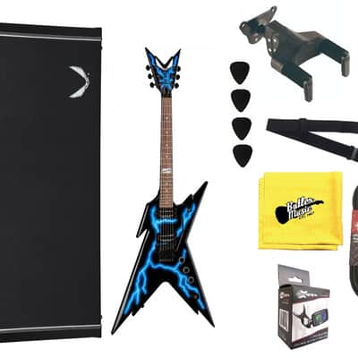 Dean Dimebag Razorback Lightning Electric Guitar w/Tuner, Cable, Hanger and More image 1