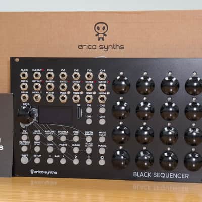 Erica Synths Black Sequencer Eurorack Module 2014 - 2020 - Black image 6