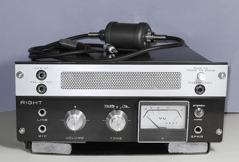 Available April 1 '26 Classic Akai M-8 RestoredTube Mic Preamp/Tube DI,Vintage Mic Trans,Nu-20db Varipad & Custom Case image 1