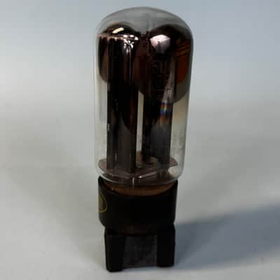 1960 Philco 5U4GB Vintage Baldwin Black plate Side Getter Rectifier Tube! T368 image 2