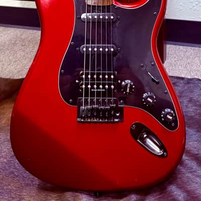 Fender Standard HSS Stratocaster with Rosewood Fretboard 2009 - 2017 - Candy Apple Red image 2