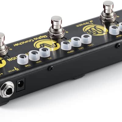 Multi Guitar Effect Pedal Alpha Cruncher with Delay Chorus Distortion Effects with Adapter image 3