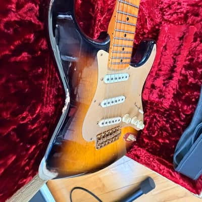 Fender Custom Shop '55 Reissue Stratocaster Relic (BKP Tryptich) image 5