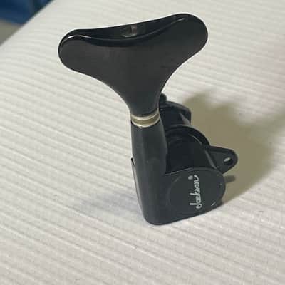 1980's MIJ Charvel Jackson Model Series 4 In Line GOTOH Black Bass Guitar Tuners Tuning Pegs image 10
