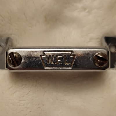 WFL P-87 Buddy Rich Snare Drum Throw Off and P32 WFL Butt Plate - Chrome Bild 2