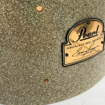Pearl ES-1465 Eric Singer signature snare 14x6.5 2002 - Silver sparkle image 17